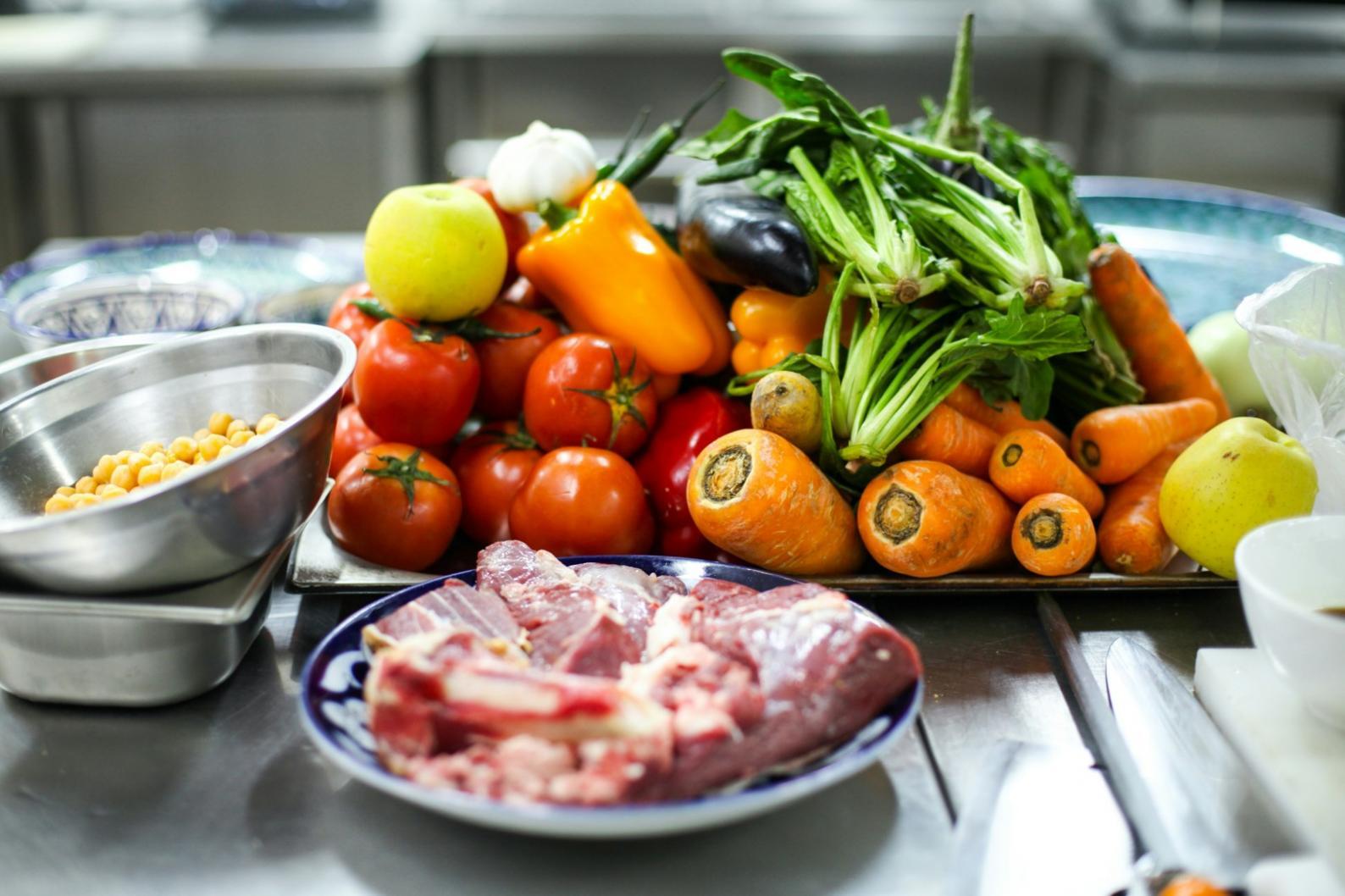 Close-up view of precision temperature monitoring during sous-vide process